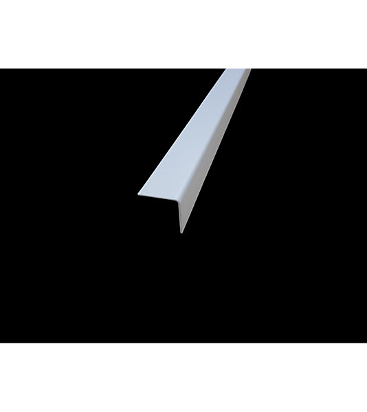 Lot 5 Cornières d'angle RAL 9010 Brillant Blanc Pur - épaisseur 1mm - Long 150 cm (3,5 cm x 3,5 cm )