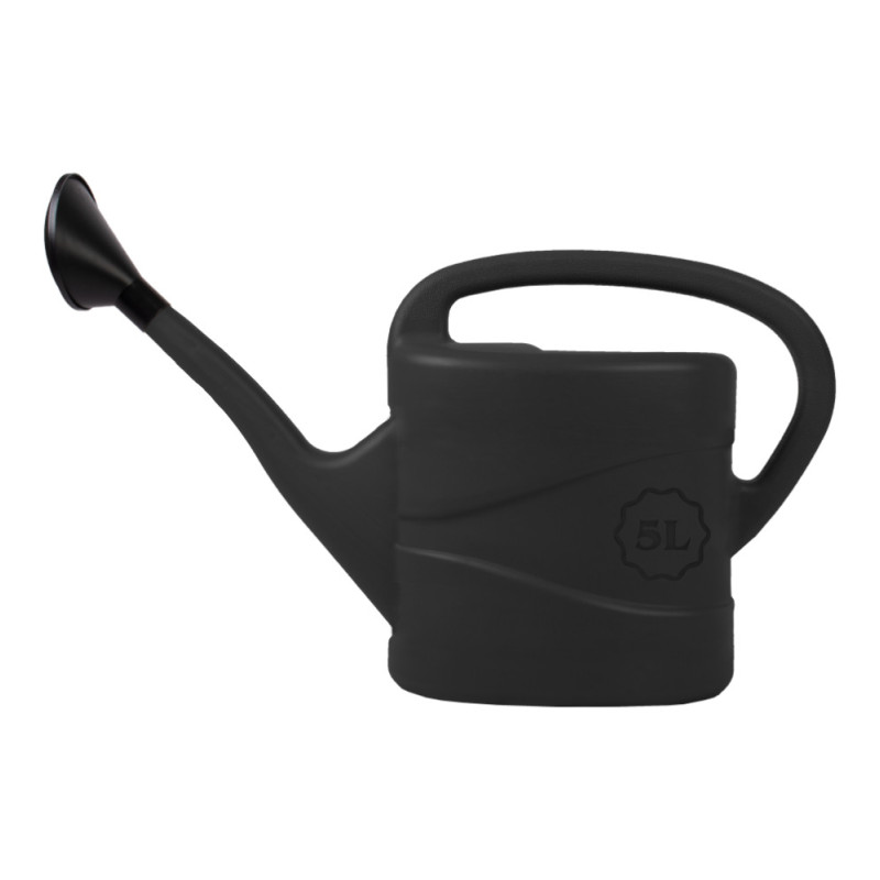 Arrosoir noir avec pomme d'arrosage 5 L AVR-TOOLS