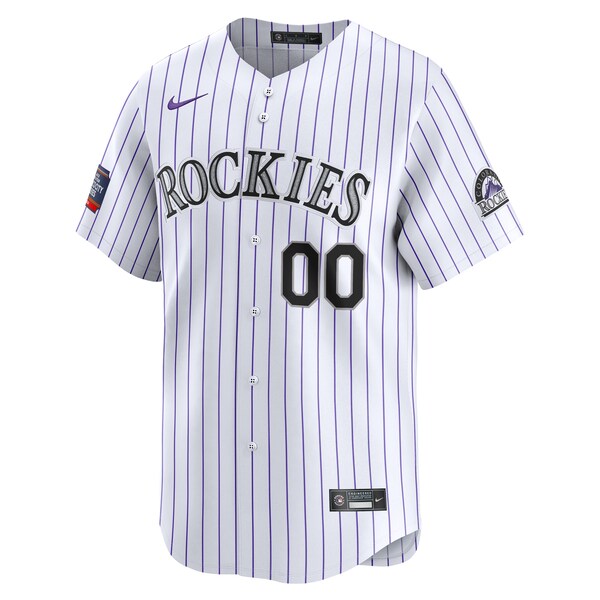 Colorado Rockies Nike 2024 MLB World Tour Mexico City Series Home Limited Pick-A-Player Jersey – White