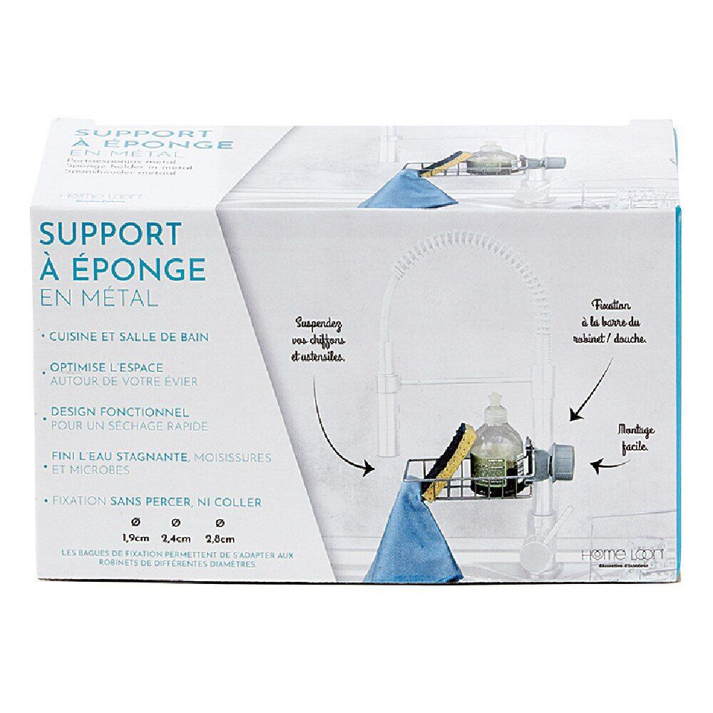 Support à éponge en métal