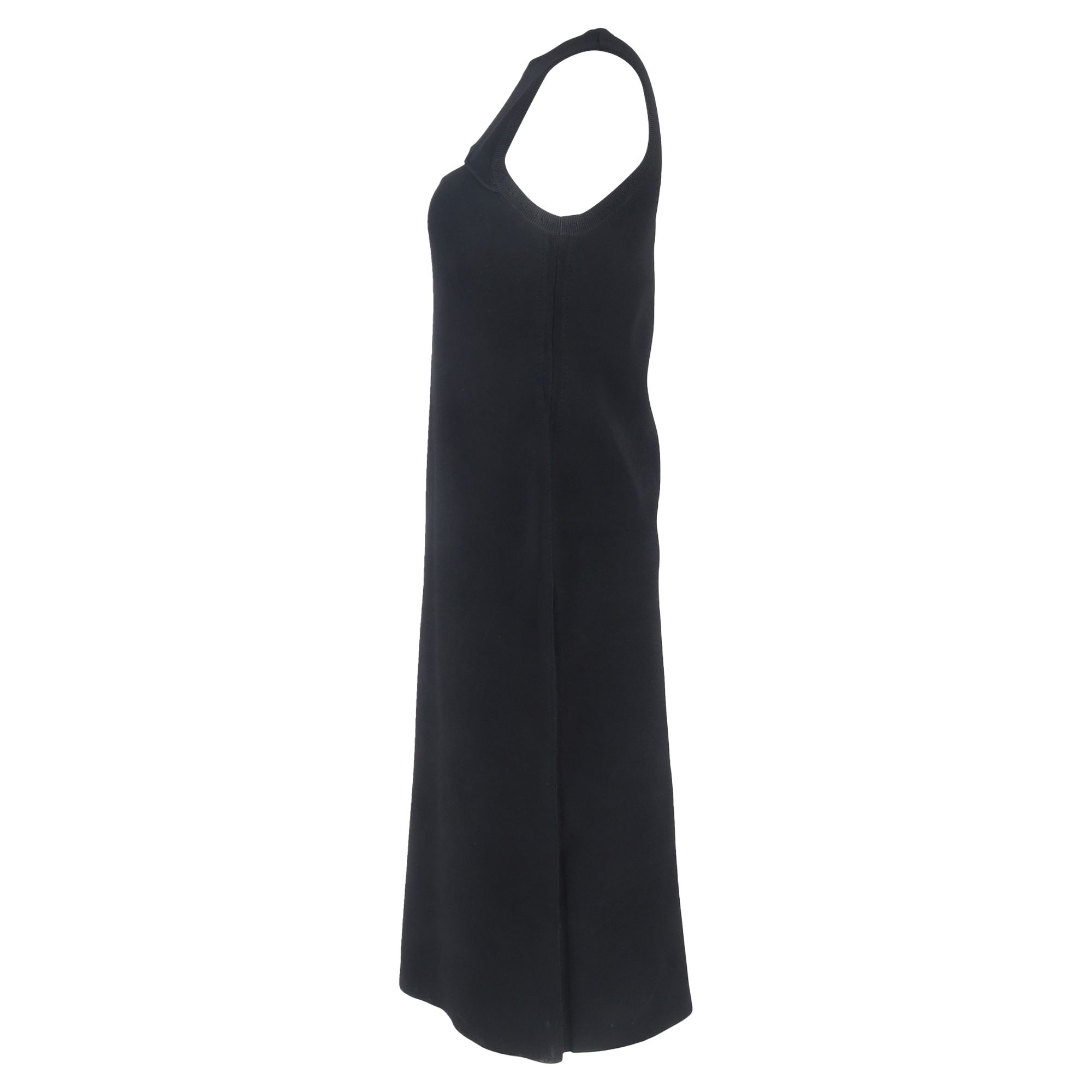Victoria Beckham Preloved VB Body Cutout Midi Dress in Black Viscose