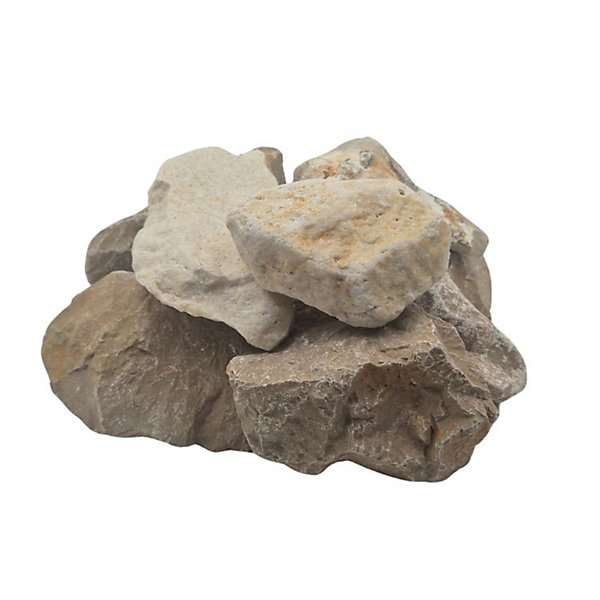 PACK  /- 1,5T - 20M² (2 X 750 Kg) Pierre à Gabion Ocre Beige 70/120 mm - Livraison STANDARD