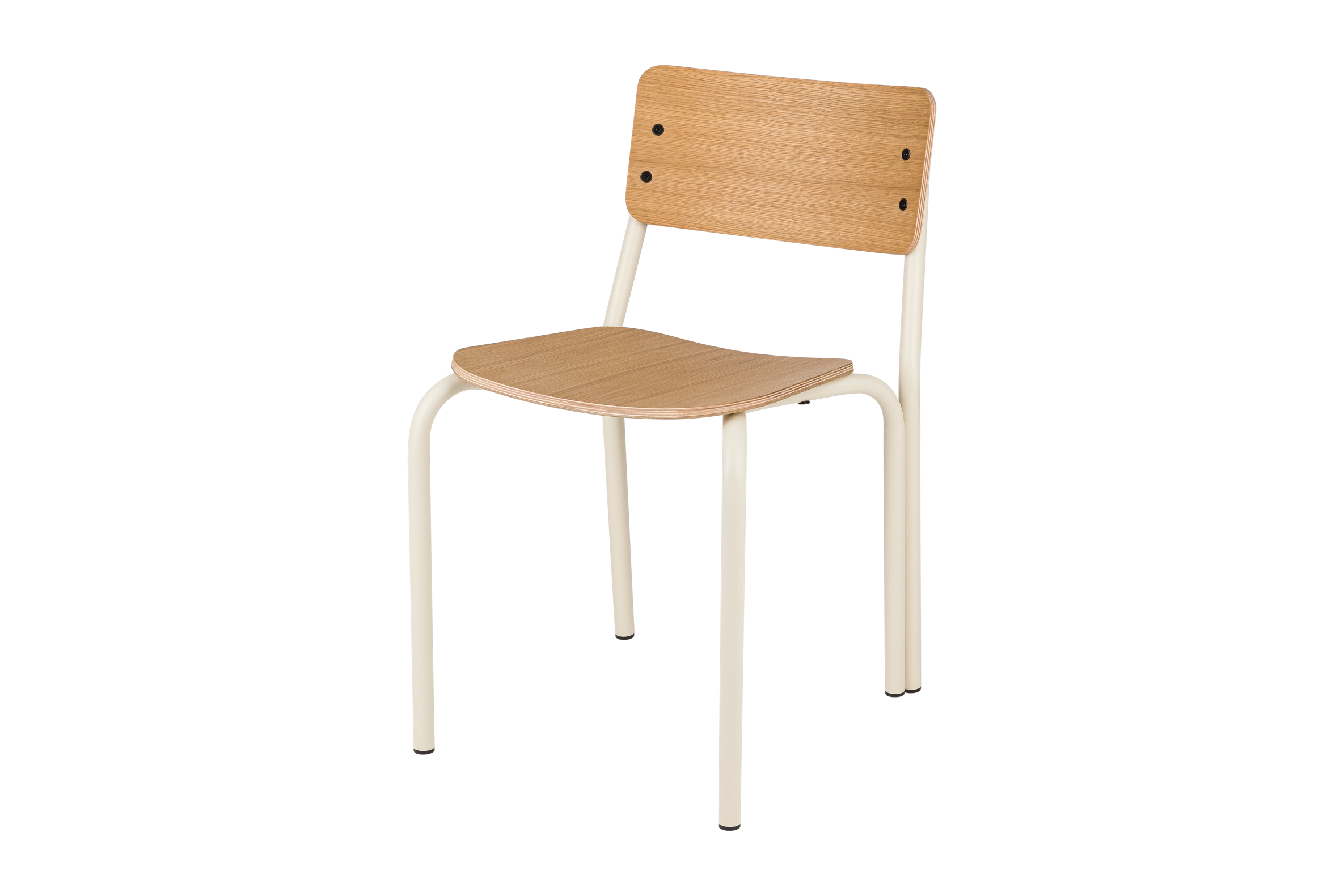 noo.ma Kei Chair - eiken plywood stoel, comfortabel en tijdloos design