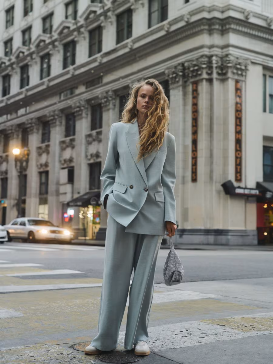 Wide Leg Trousers