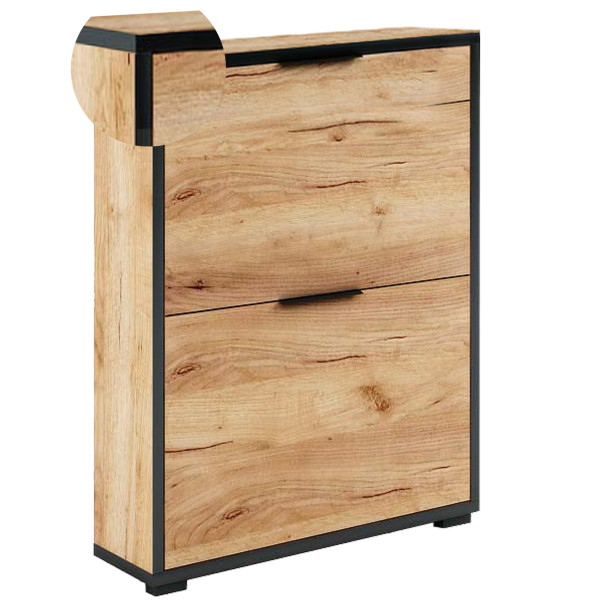 Szafka Fala 12C Dąb Craft Złoty/K 64,2X17,3X76,5 Cm - Dąb Craft Złoty