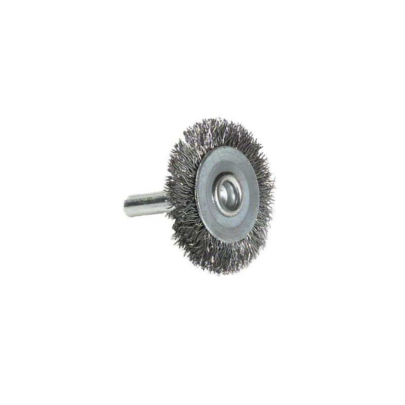 Brosse circulaire avec fil en acier ondulé ø 38 mm