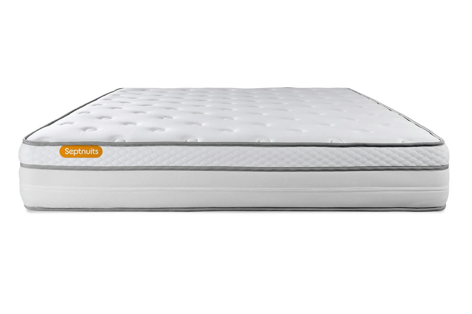 MEMO LUXE - Matelas 140x190 Ressorts et mémoire de forme - Equilibré