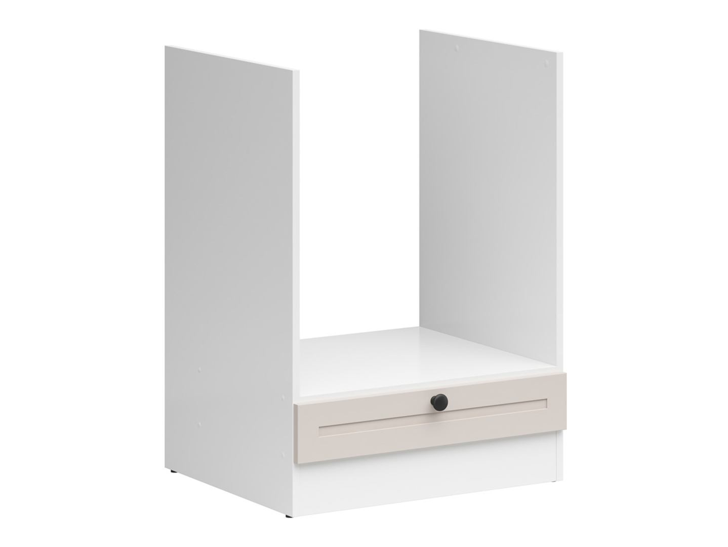 Szafka kuchenna pod zabudowę piekarnika Junona Line 60 cm biały/uni kaszmir