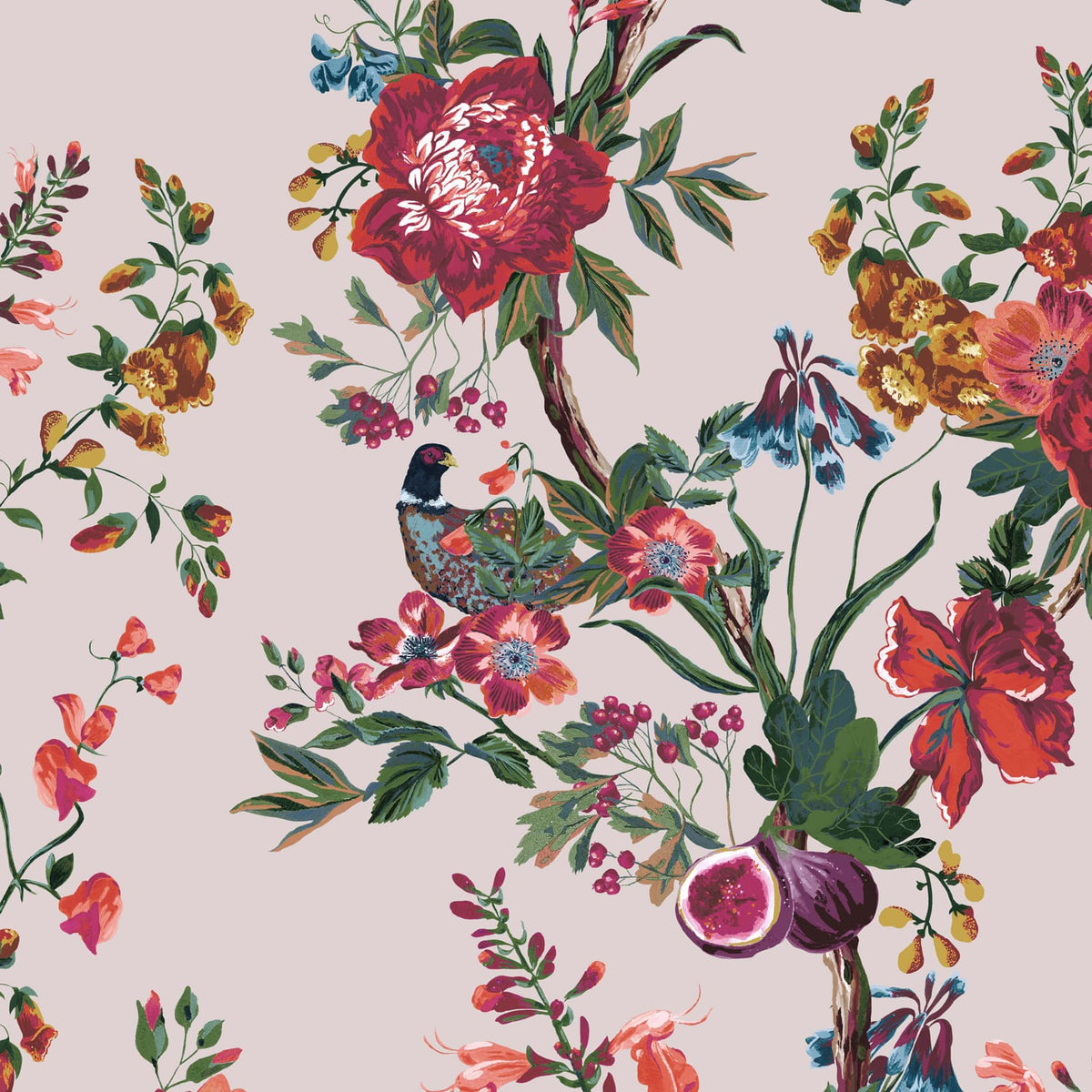 Joules Vliesbehang - Forest Chinoiserie Antique - Wit - 10mx52cm
