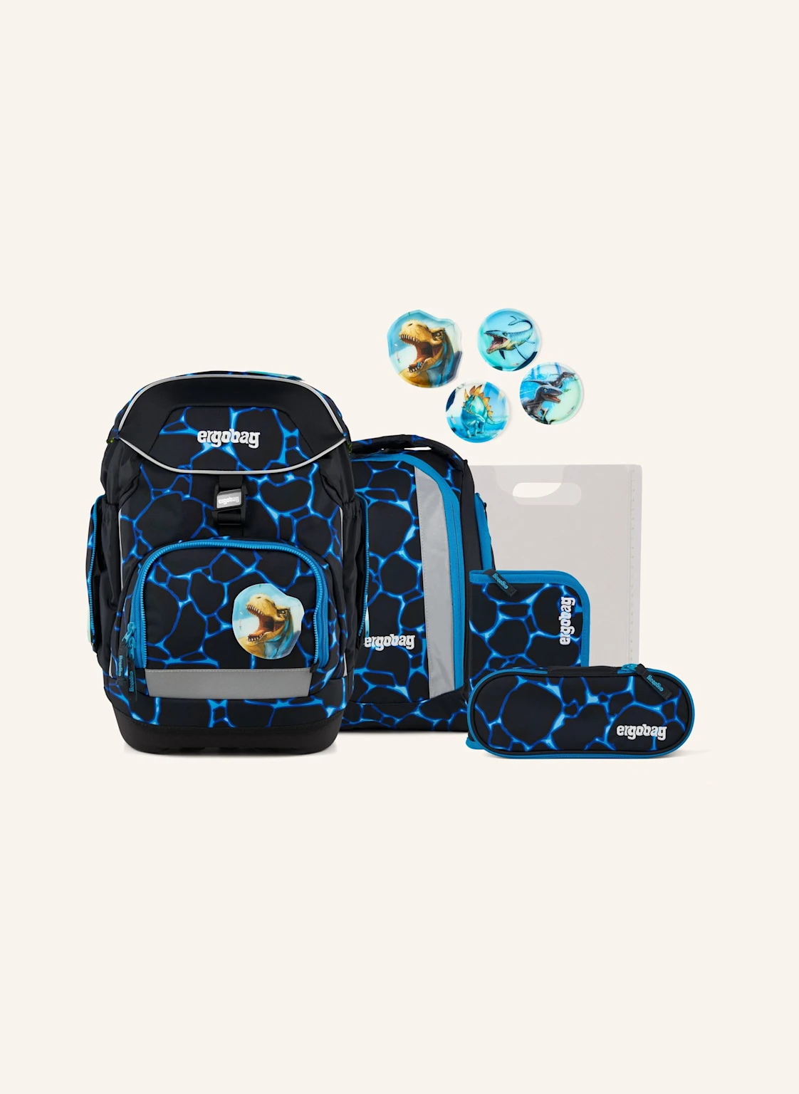 ergobag Schulranzen-Set PACK SET