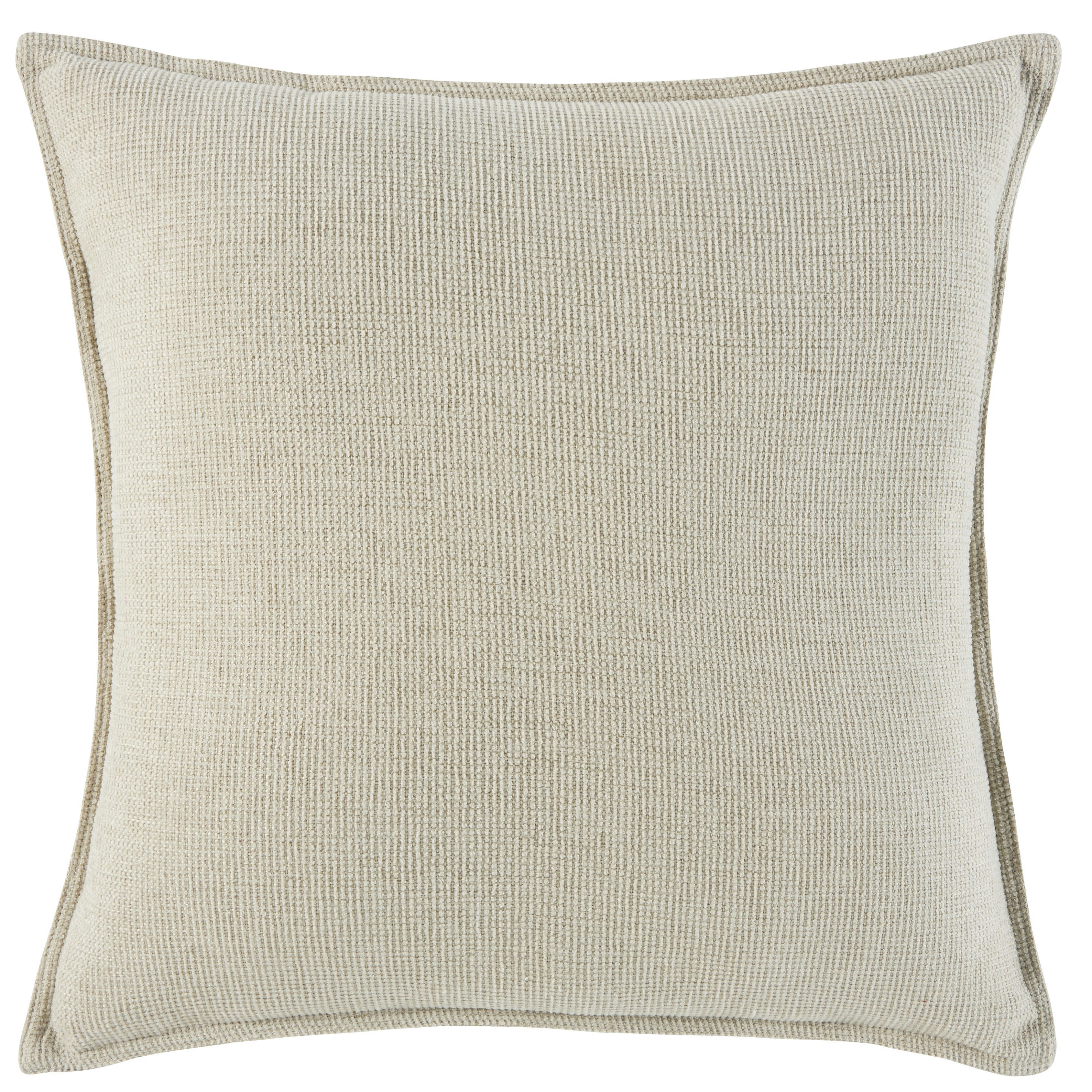 - Coussin en velours écru 60x60