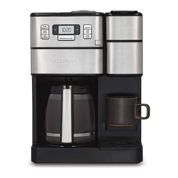 Cuisinart Coffee Center Grind and Brew Plus with Cleaning Cups - 10.75 x 11.73 x 15.93 inches