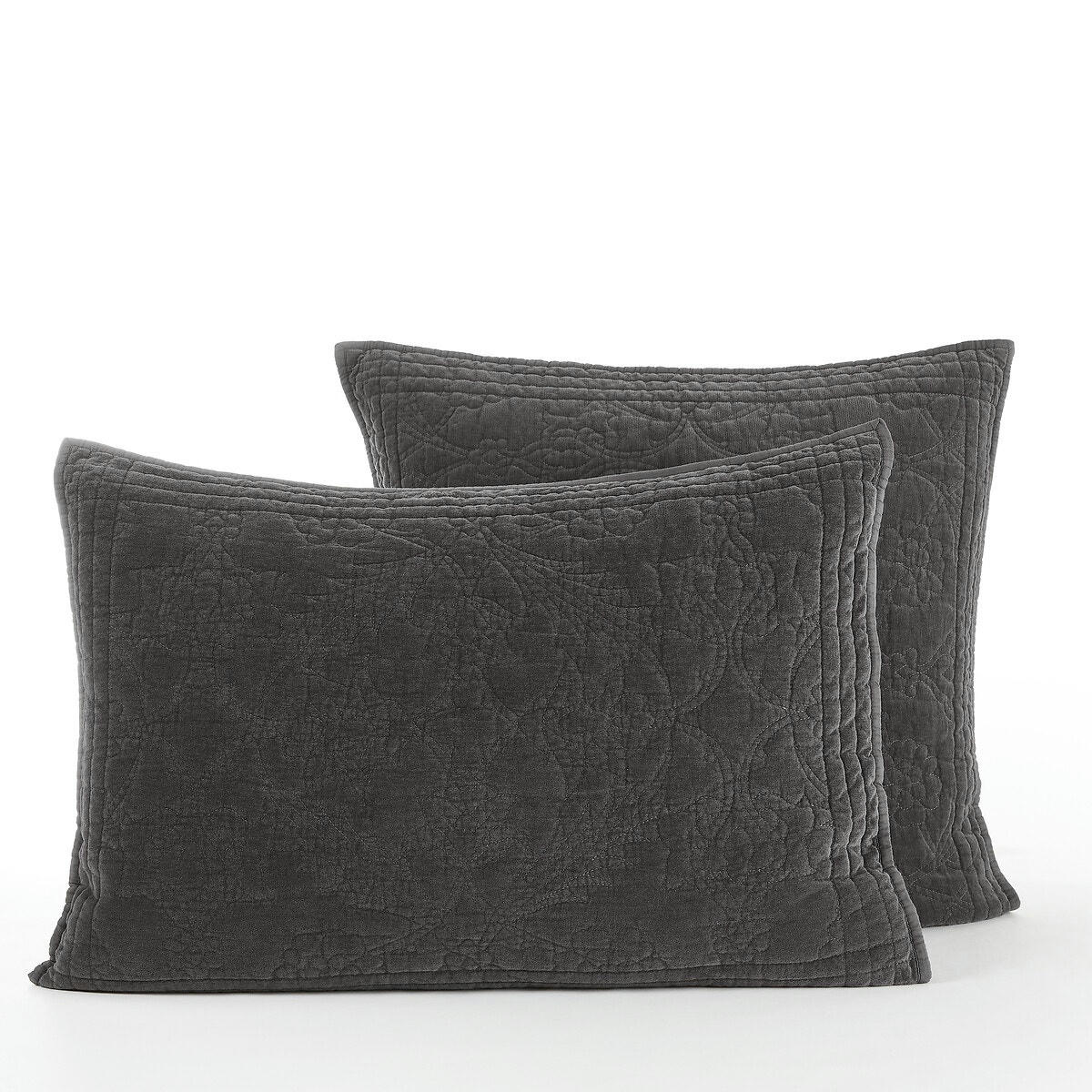 Taie d'oreiller coton et lin effet used, Elton