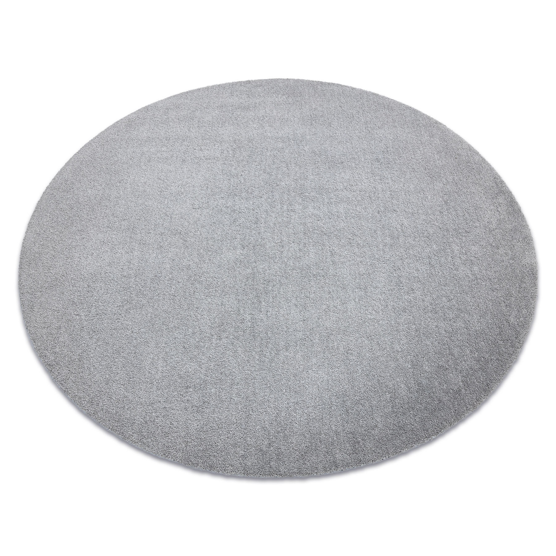Nowoczesny dywan do prania LATIO 71351060 srebrny koło 80 cm