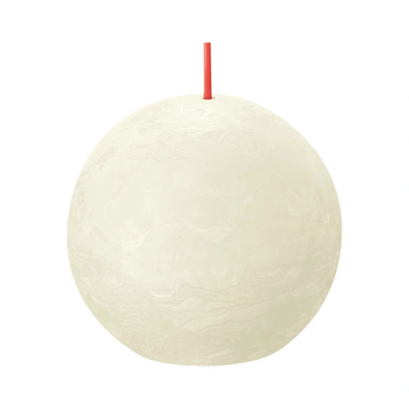 Kugelkerze »Shine-Collection«, perlweiss, 6 Stück