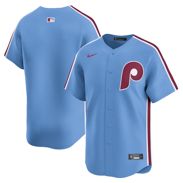 Philadelphia Phillies Nike Custom Alternate Limited Jersey – Light Blue