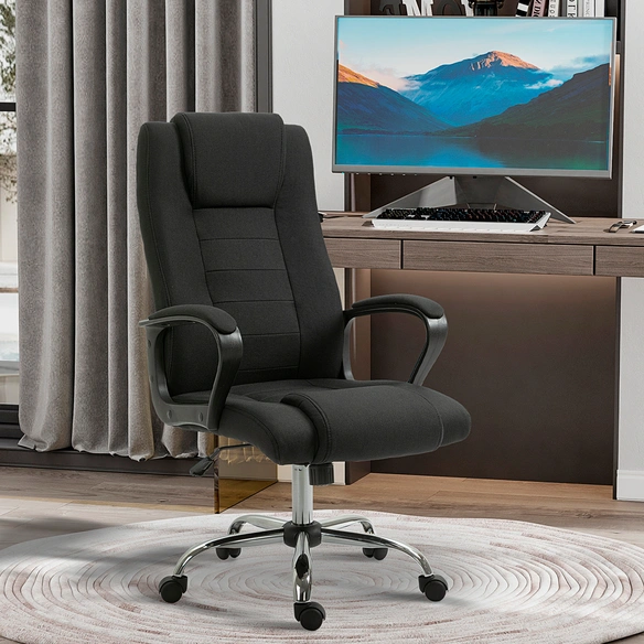 Bürostuhl, BxH: 66 x 130 cm, höhenverstellbar, Gestell aus Metall