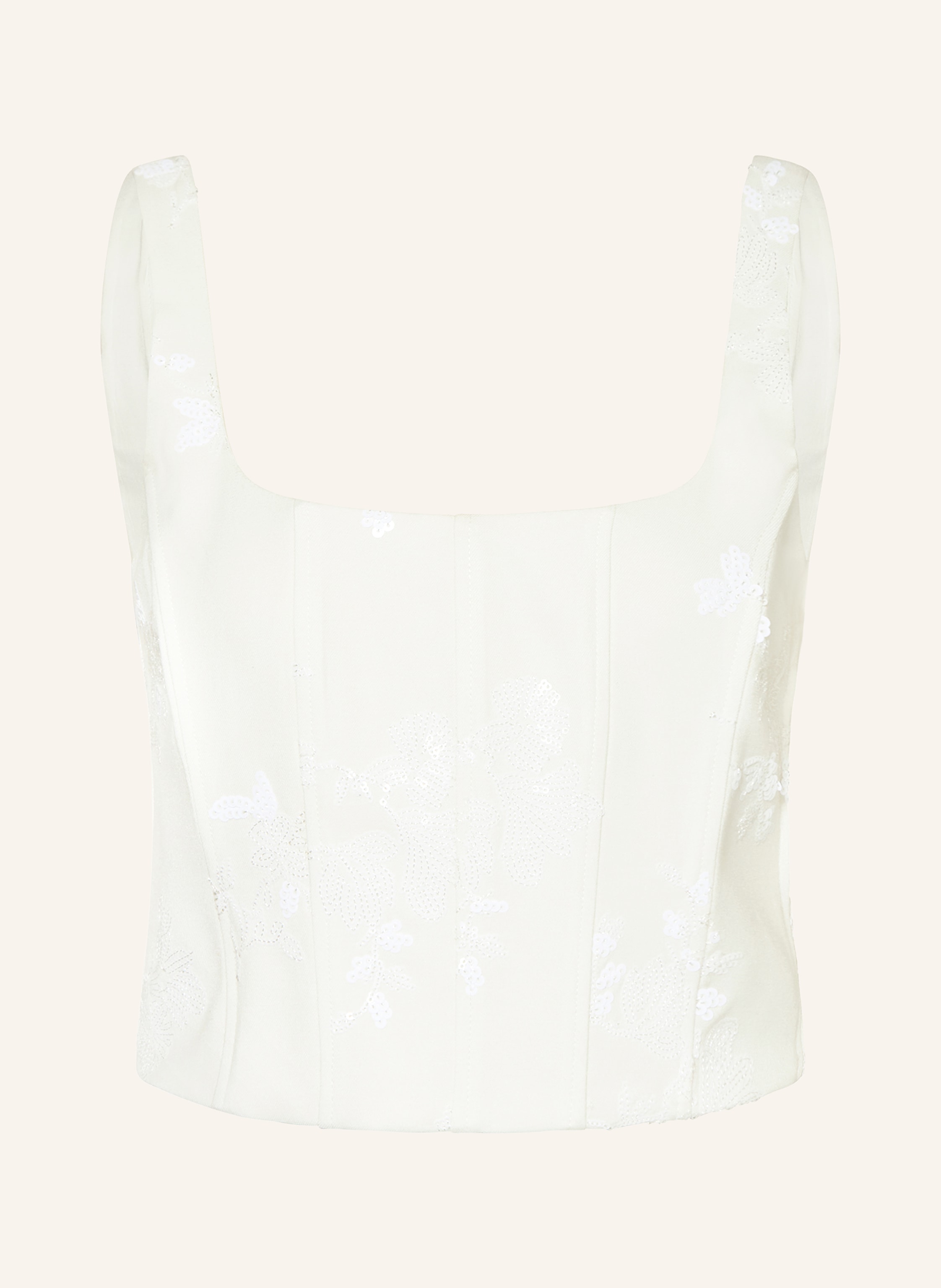 RIANI Cropped-Top mit Pailletten