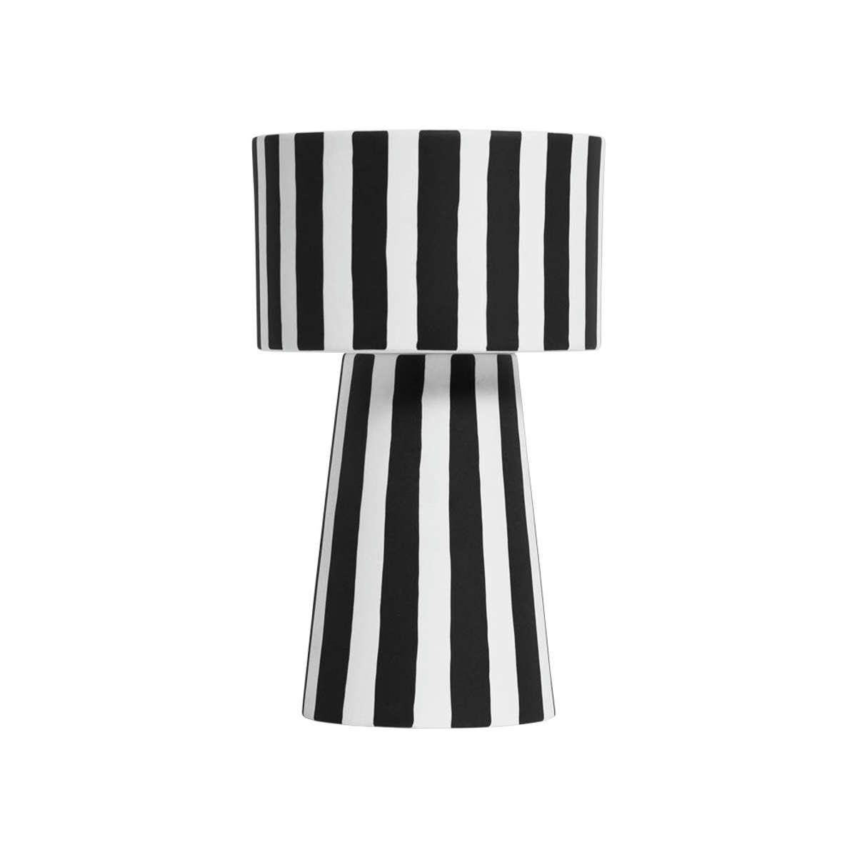 TOPPU - Pot blanc 100% grès Ø15xH24cm