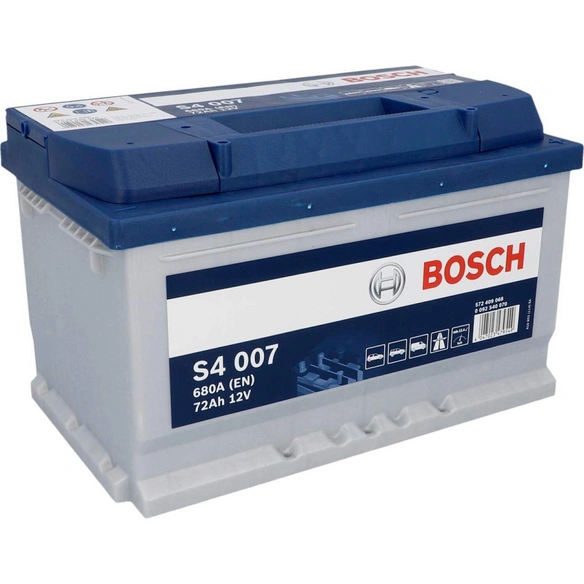 Starterbatterie, BOSCH silver, 12V 72 Ah A680 S4 KSN S4 007