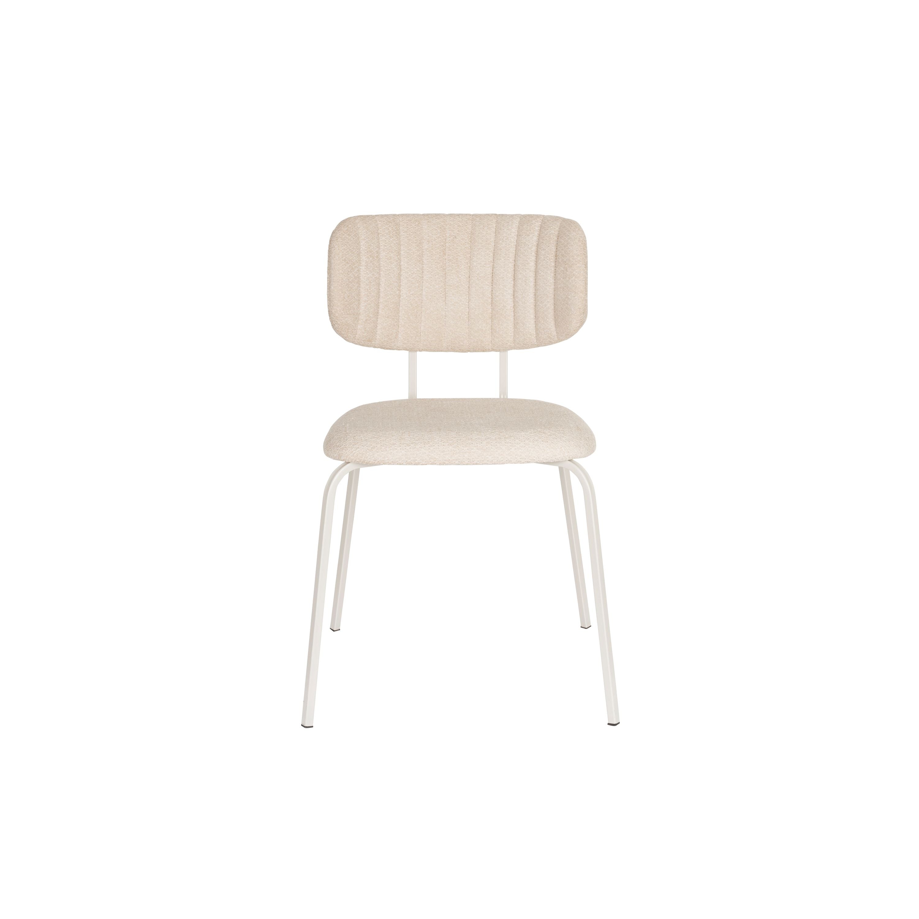 Housecraft Living Jaze Eetkamerstoelen Off-White/ Gebroken wit - Set van 2