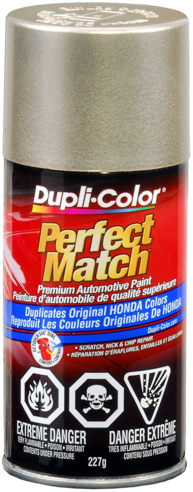 Dupli-Color Perfect Match Premium Acrylic Lacquer Automotive Aerosol Spray Paint, Naples Gold (YR524M), 227-g