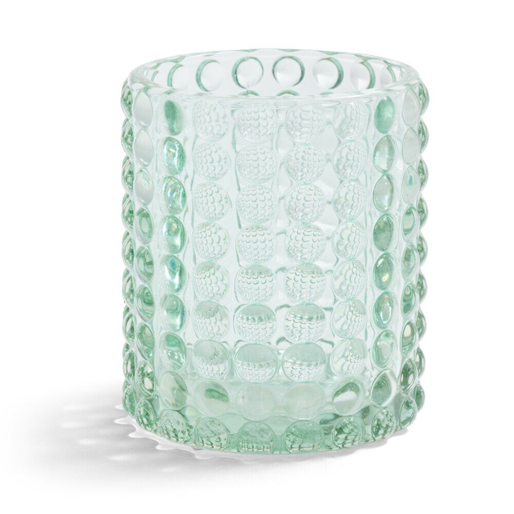 Bougeoir bubble vert Ø7,8cm