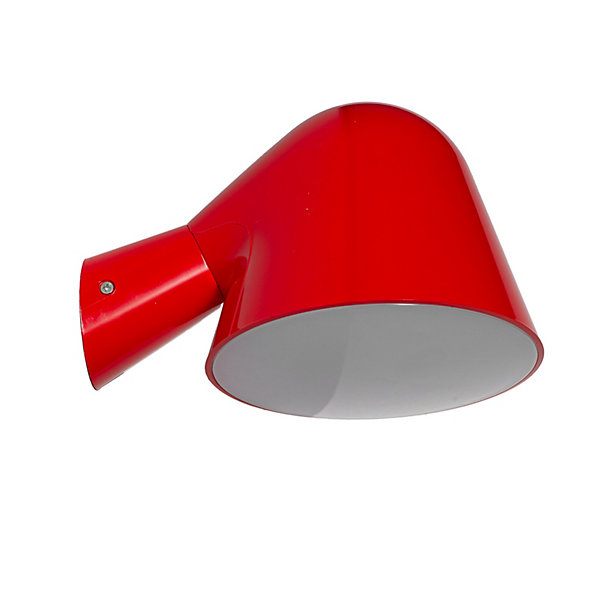 Applique Murale Design Moderne RougeAbat-jour Conique, 1xE14 max 10W