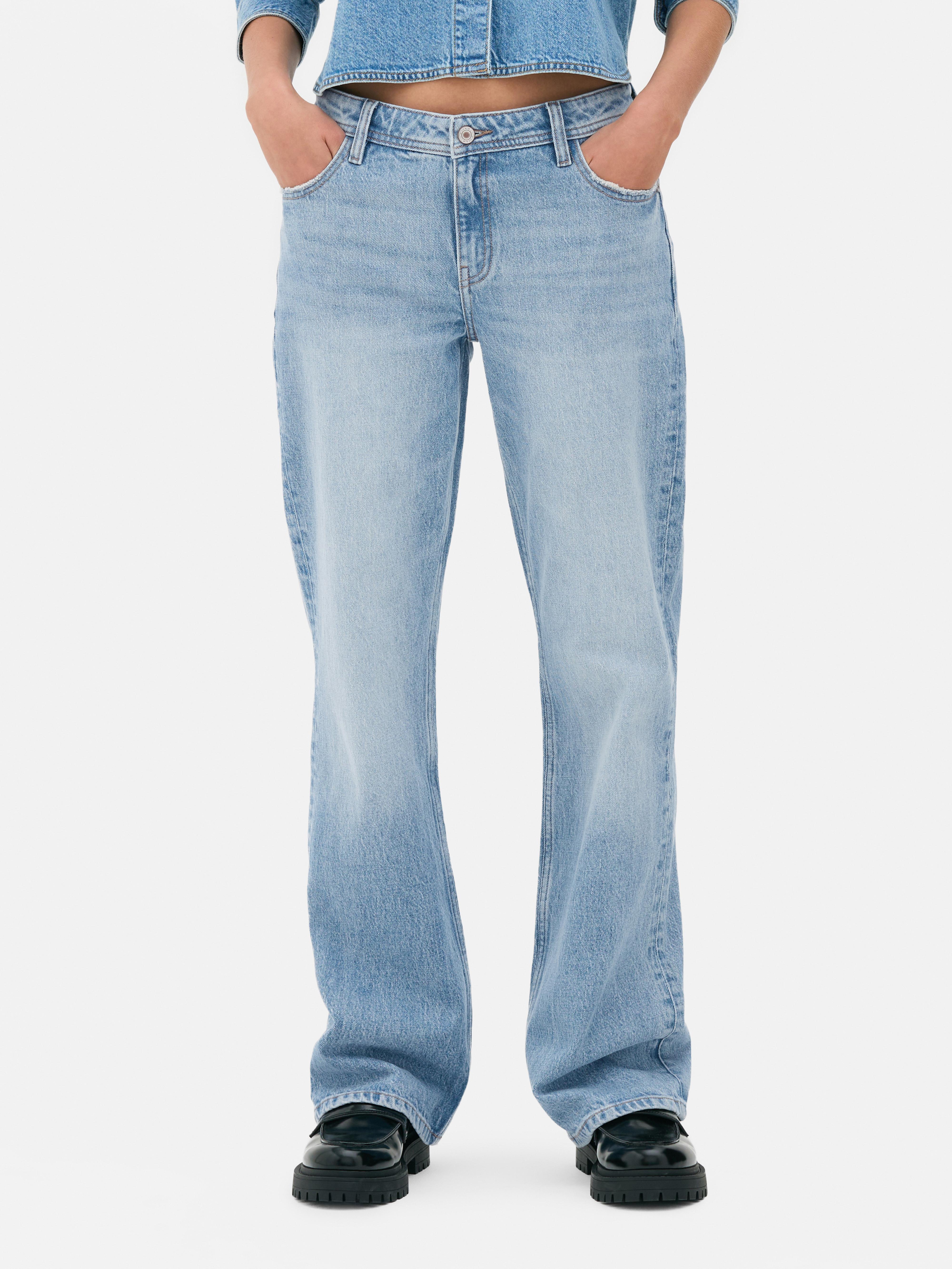 Low-Rise Bootcut Jeans