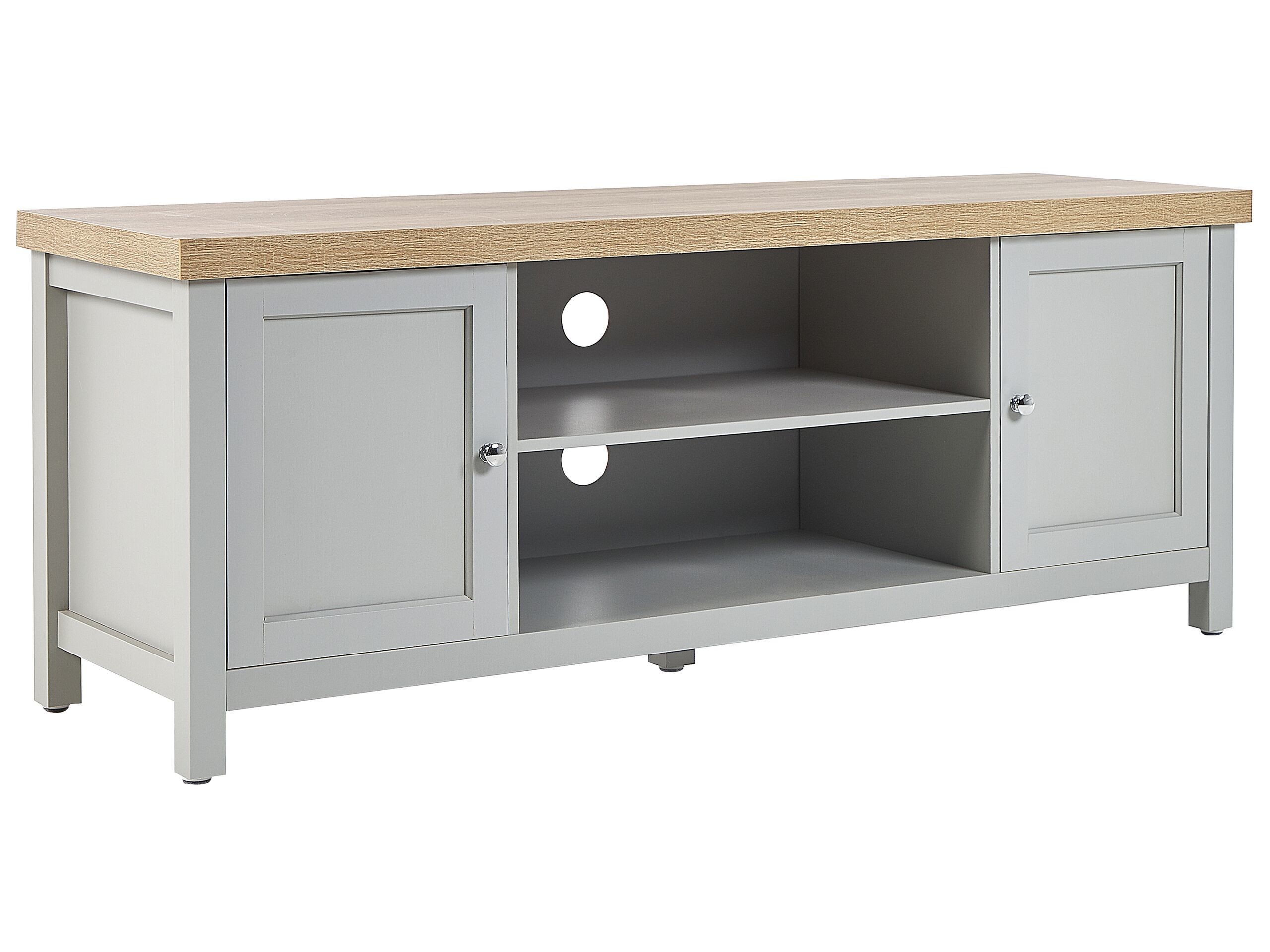 Szafka RTV pod telewizor 130 cm szara