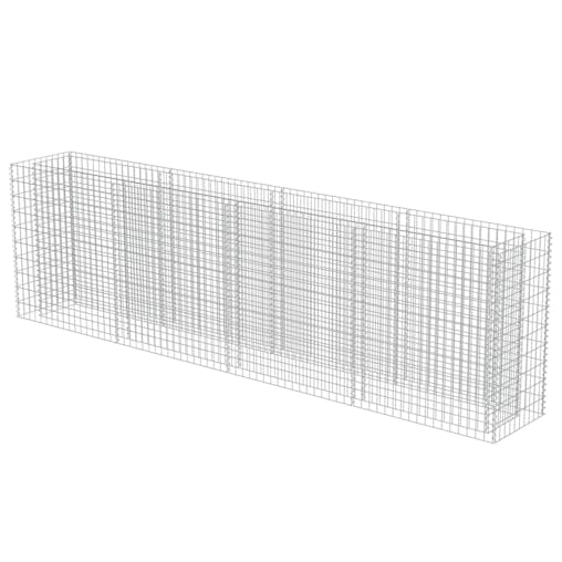 NNEVL Gabion Raised Bed Galvanised Steel 360x50x100 cm