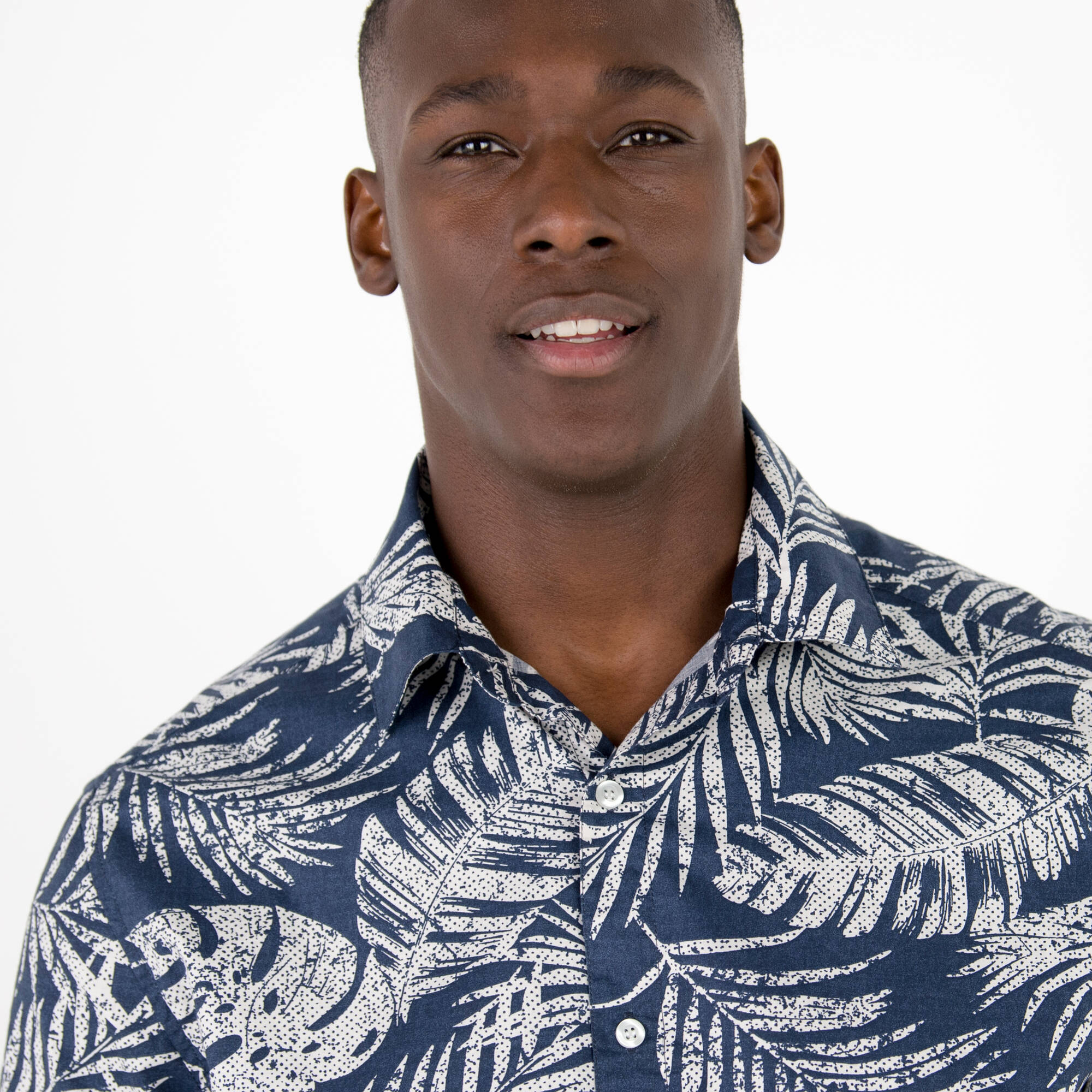 Chemise imprimée manches courtes