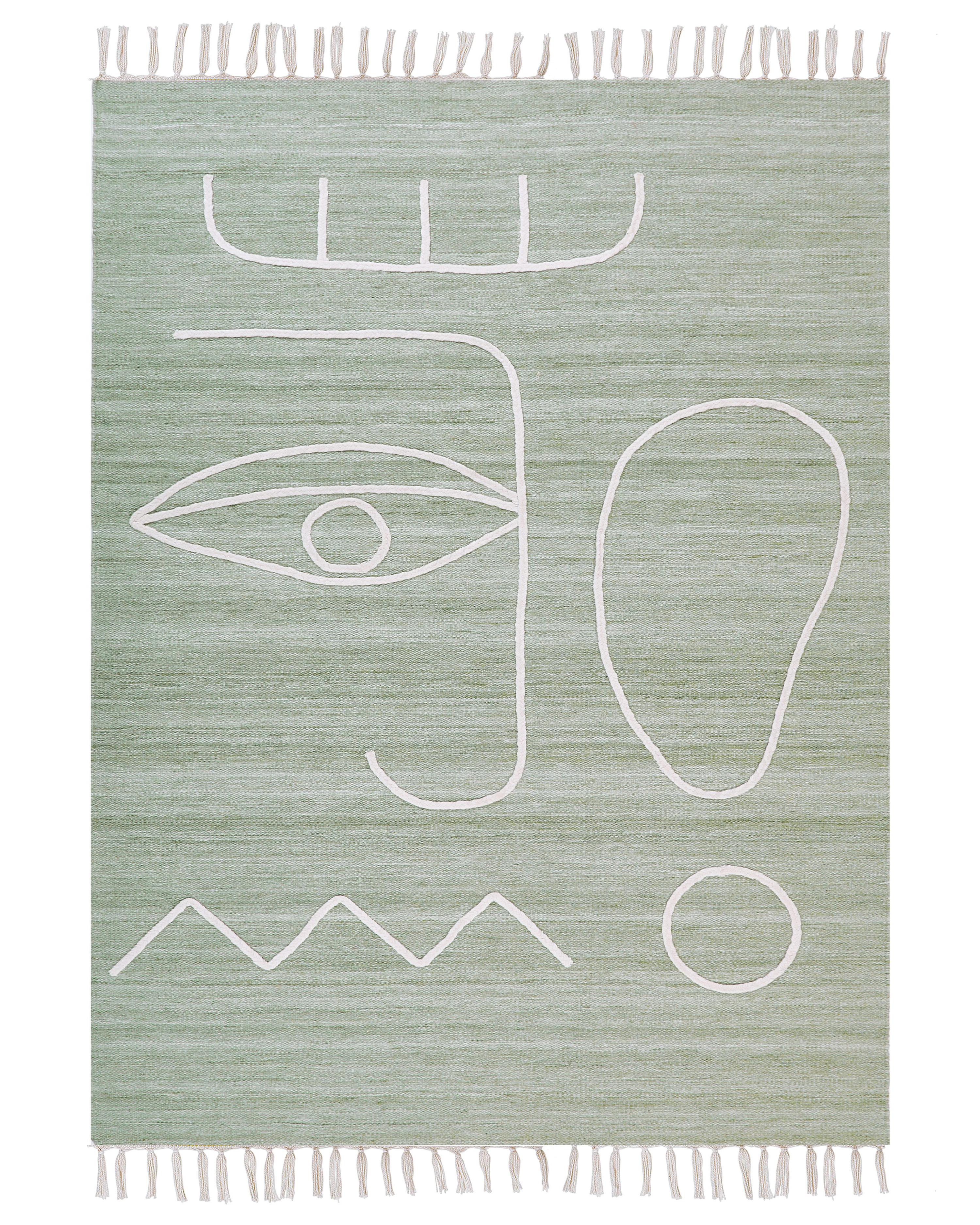 Outdoor Rug YAVU Light Green 140 x 200 cm