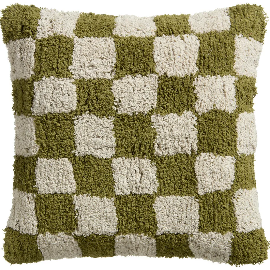 Kwantum Sierkussens | Kussen Check  45×45 Cm Groen