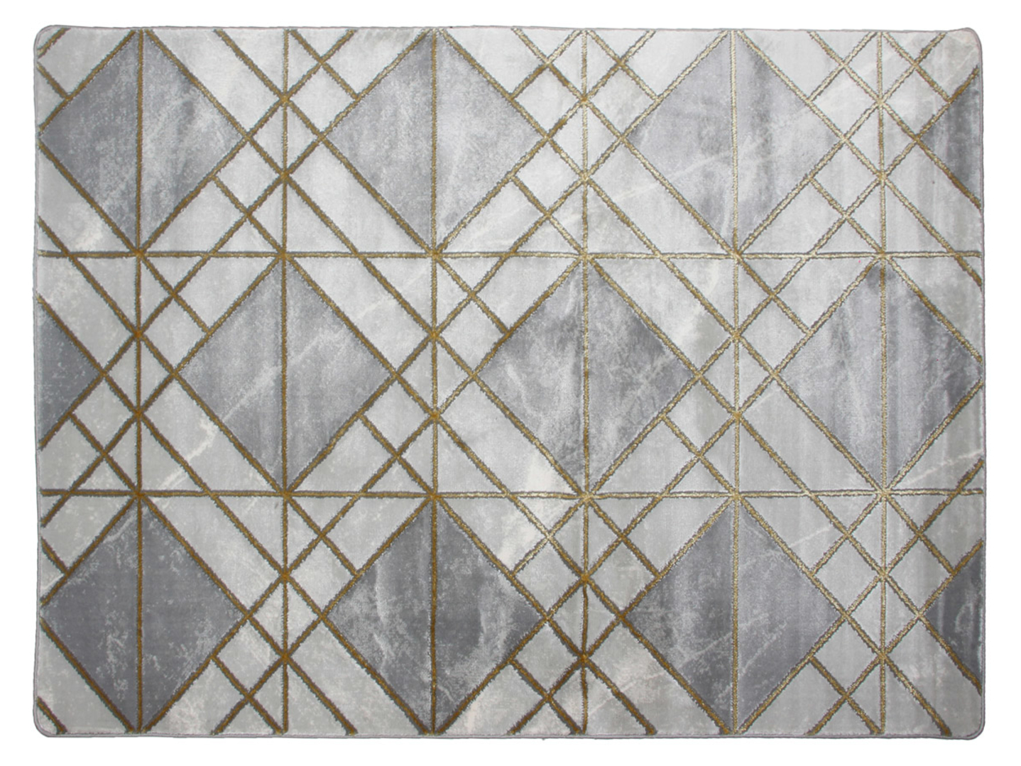 Dywan Dante 80x150 cm szaro-złoty