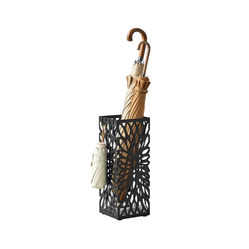 Porte-parapluies 4 crochets noir