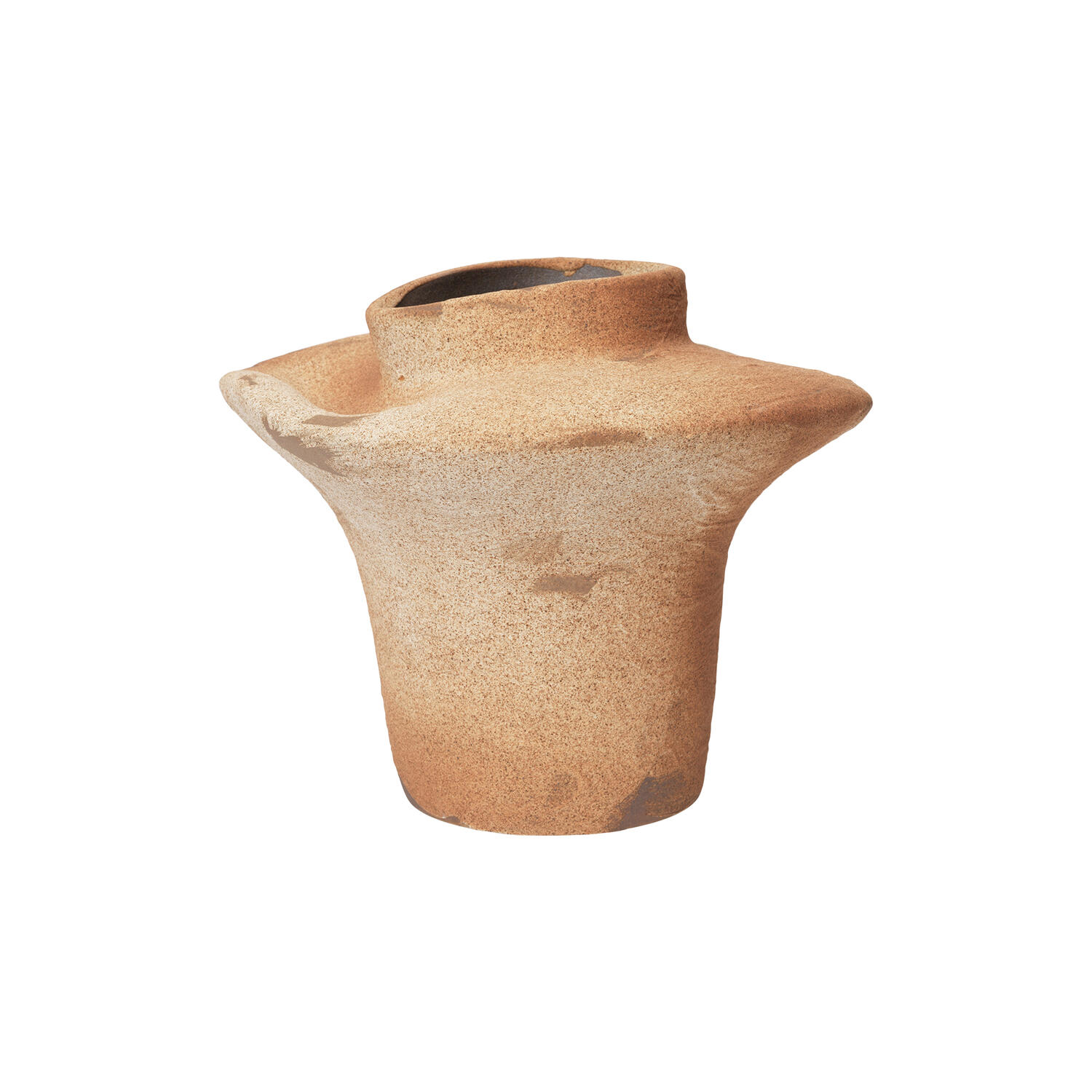 Evio Vase, burnt umber