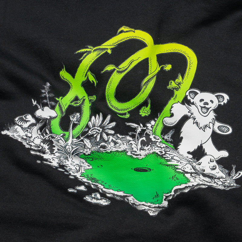 Malbon Golf x Grateful Dead Collegiate Sweatshirt - Black