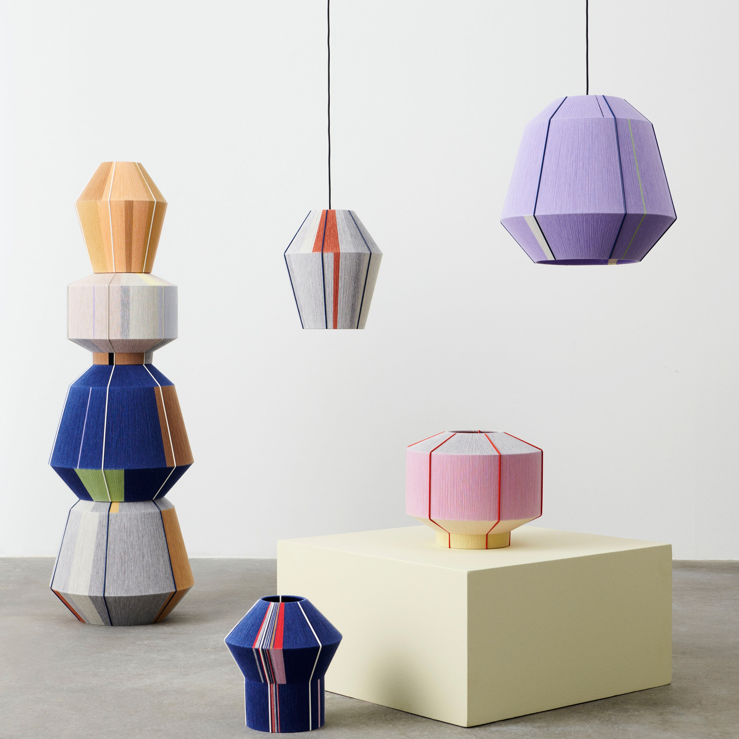 HAY Bonbon Lampenkap - Grey Melange