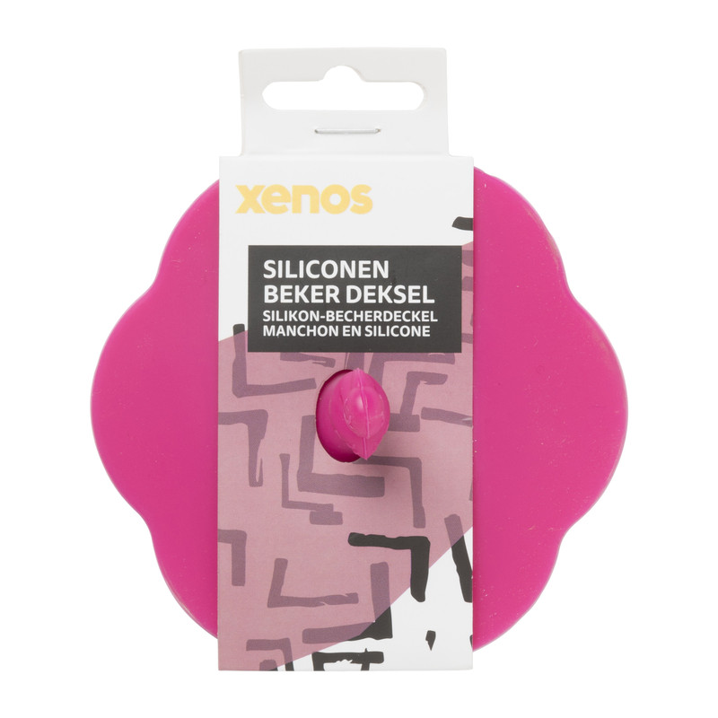 Beker deksel met flamingo - &Oslash;10.7 cm