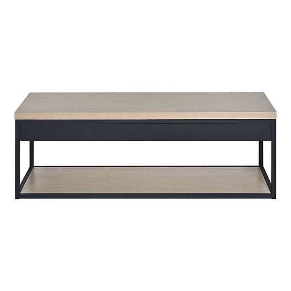 Meuble de salle de bain en métal et bois avec plan 120cm WILL