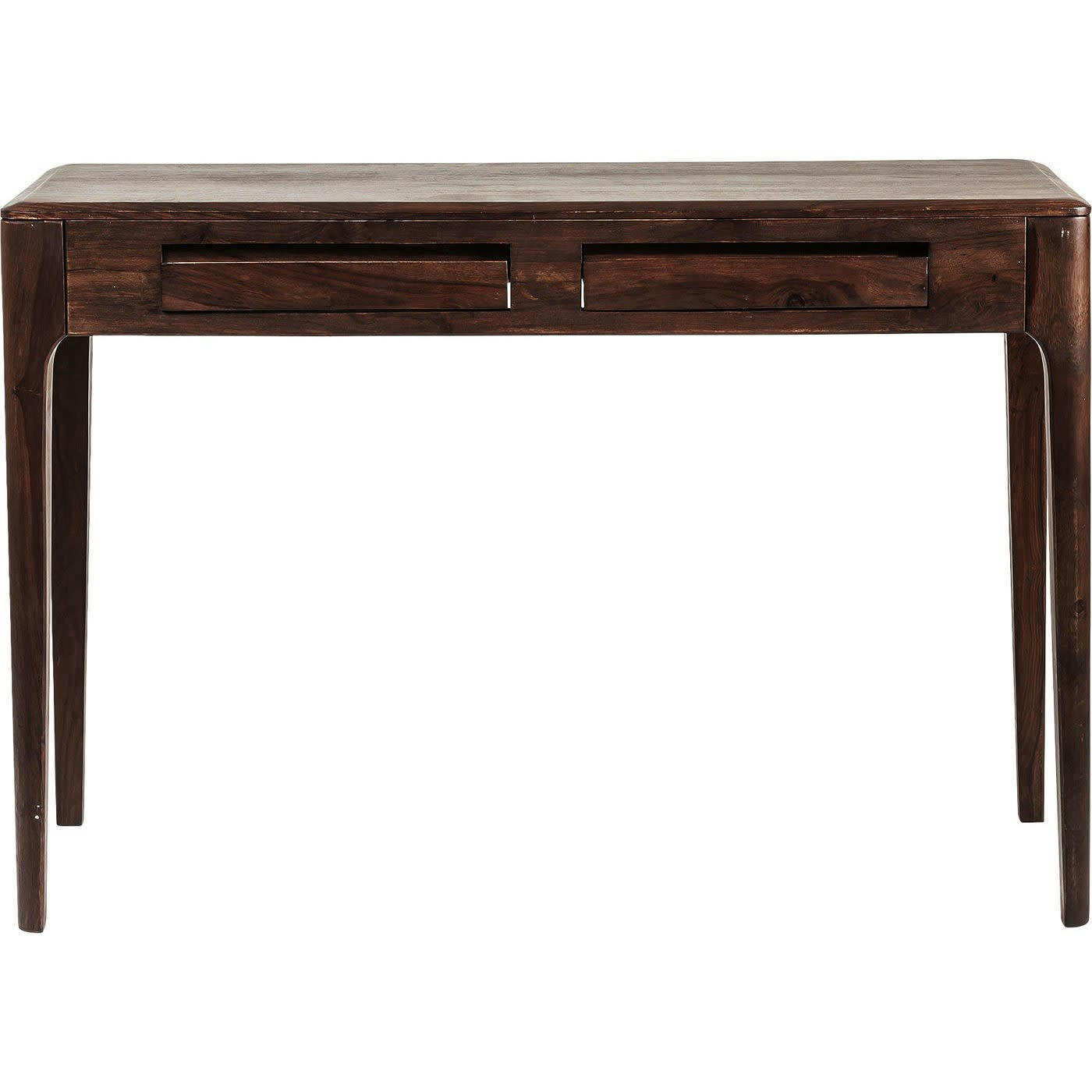 BROOKLYN WALNUT - Console/bureau 2 tiroirs en Sheesham massif