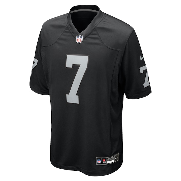 Geno Smith Las Vegas Raiders Nike Youth Game Player Jersey - Black