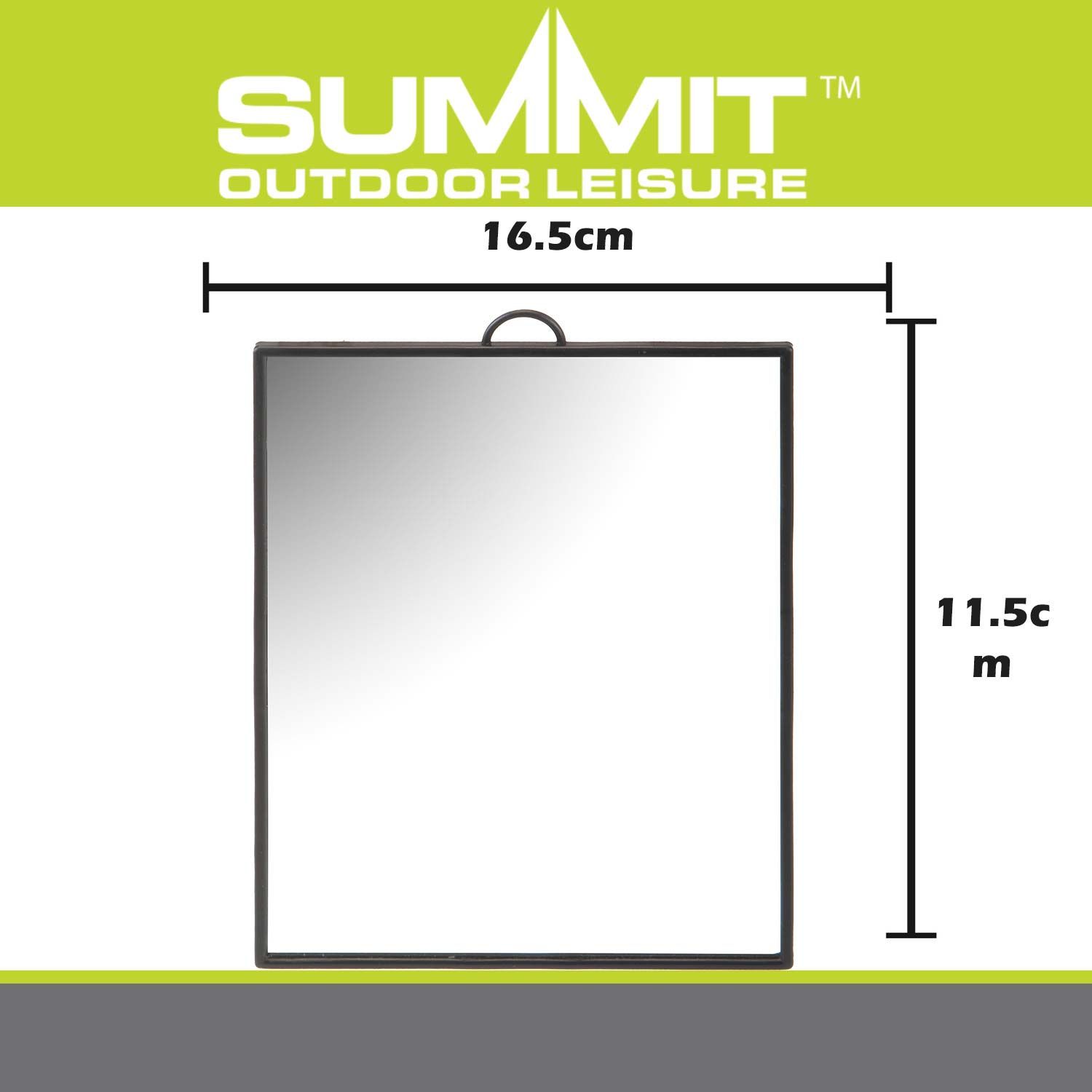 VFM e-Store Utility Mirror Standing-Hook Blue-Black Or Red 11. 5cm x 16. 5cm X 1