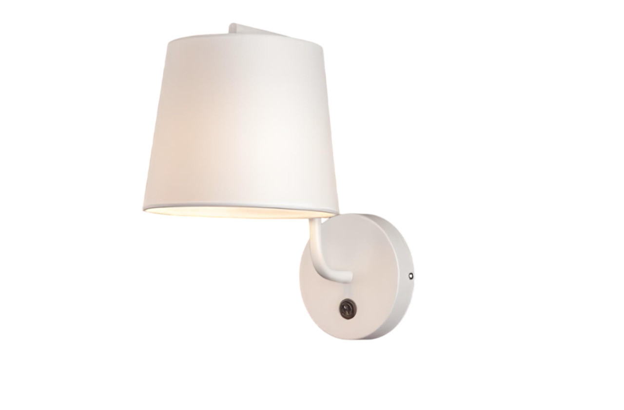 Kinkiet biały CHICAGO 1xE27x40W wym:32x20x30cm IP20 Maxlight