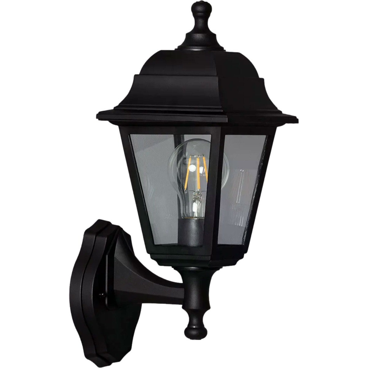Kinkiet zewnętrznyczarny Federico 1xE27x40W IP44 Abruzzo