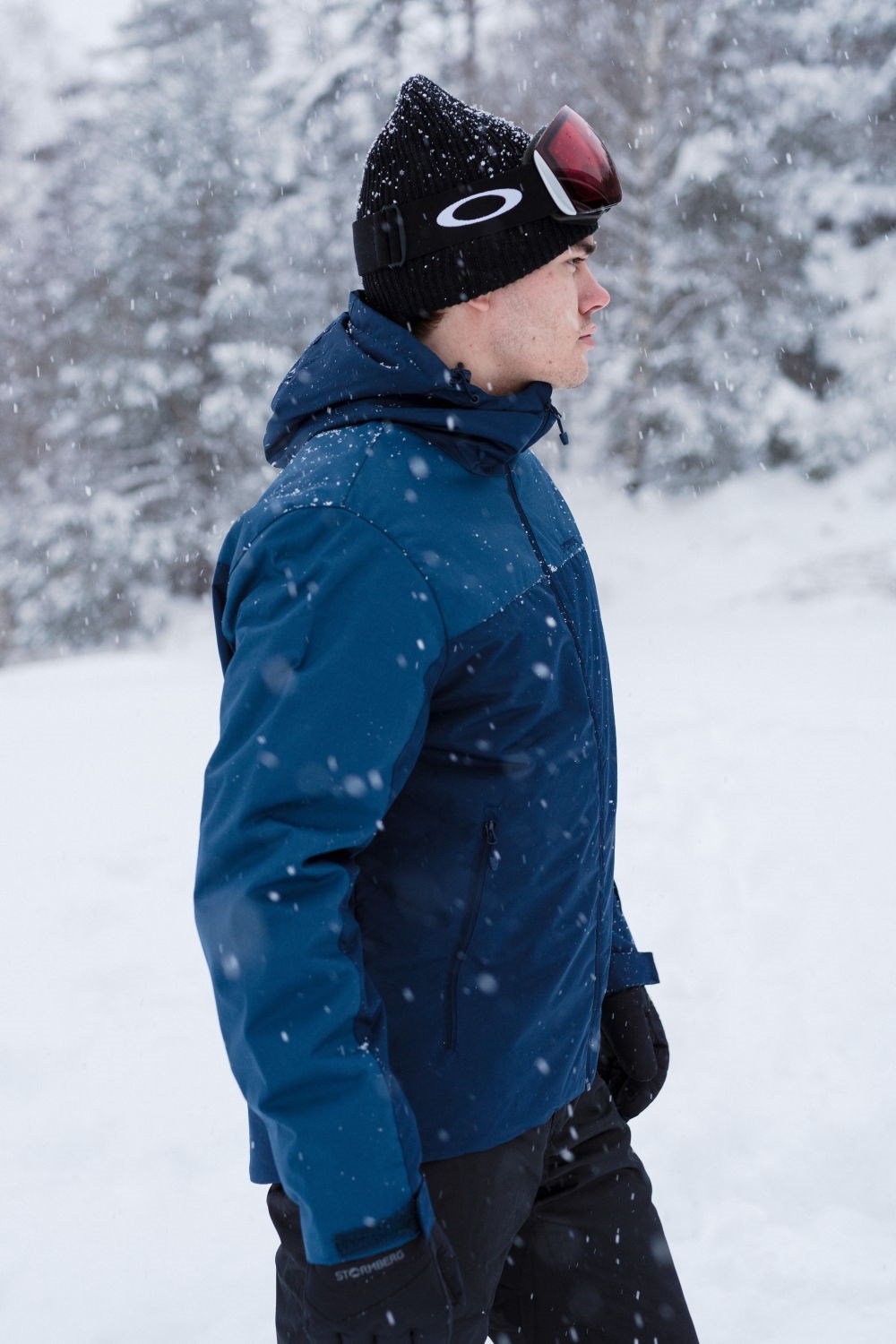 Kvitfjell vattert jakke