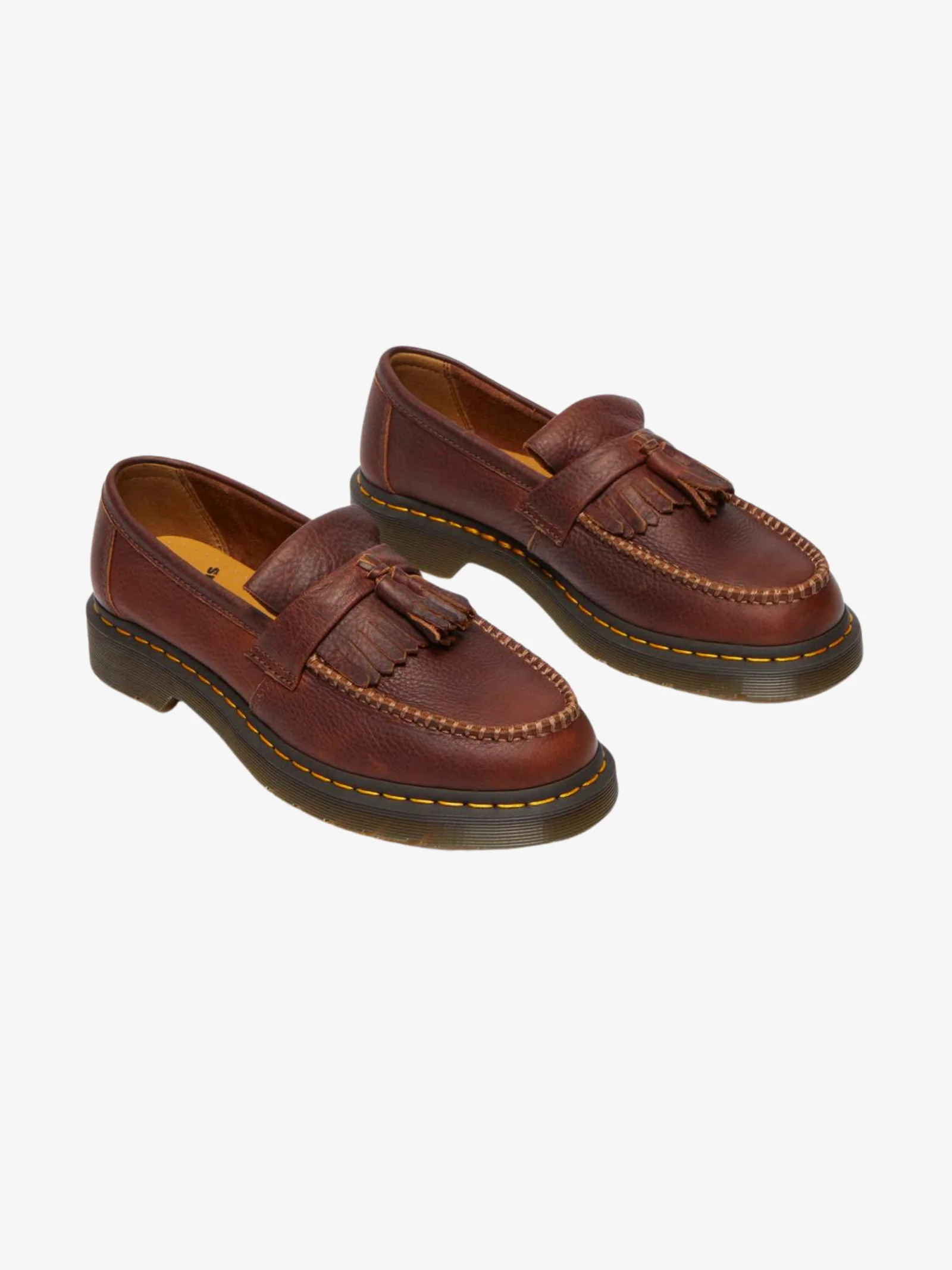 Adrian Yellow Stitch Tassel Loafer