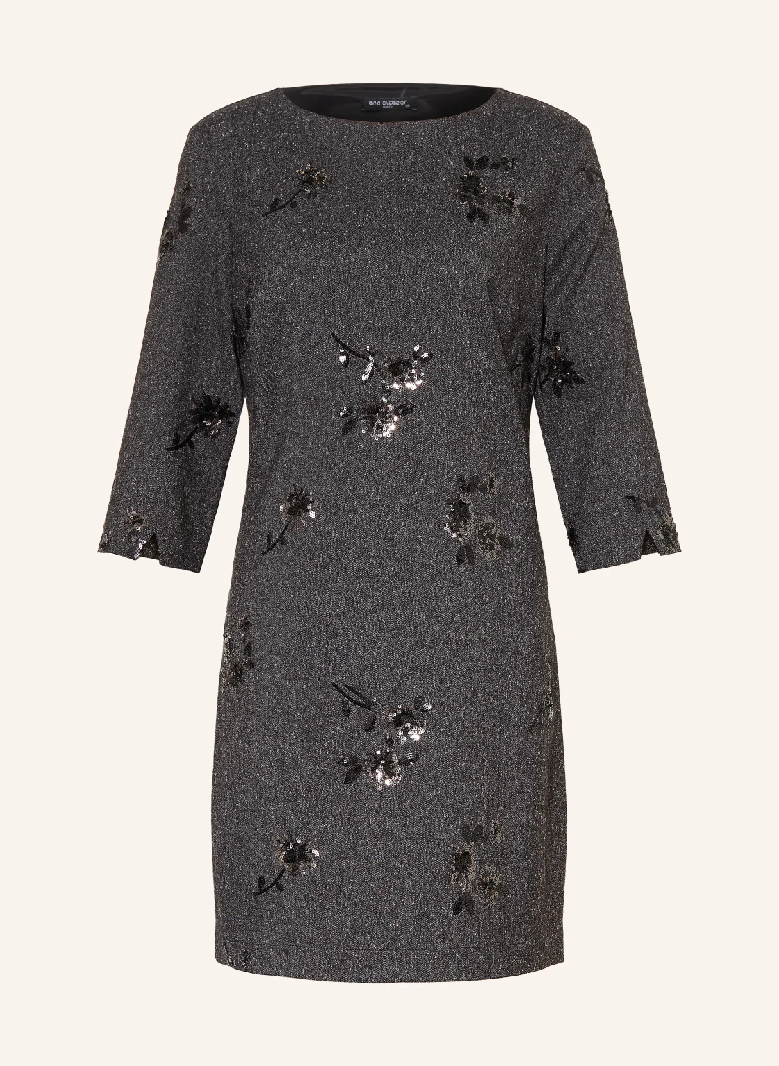 Ana Alcazar Kleid mit 3/4-Arm und Pailletten