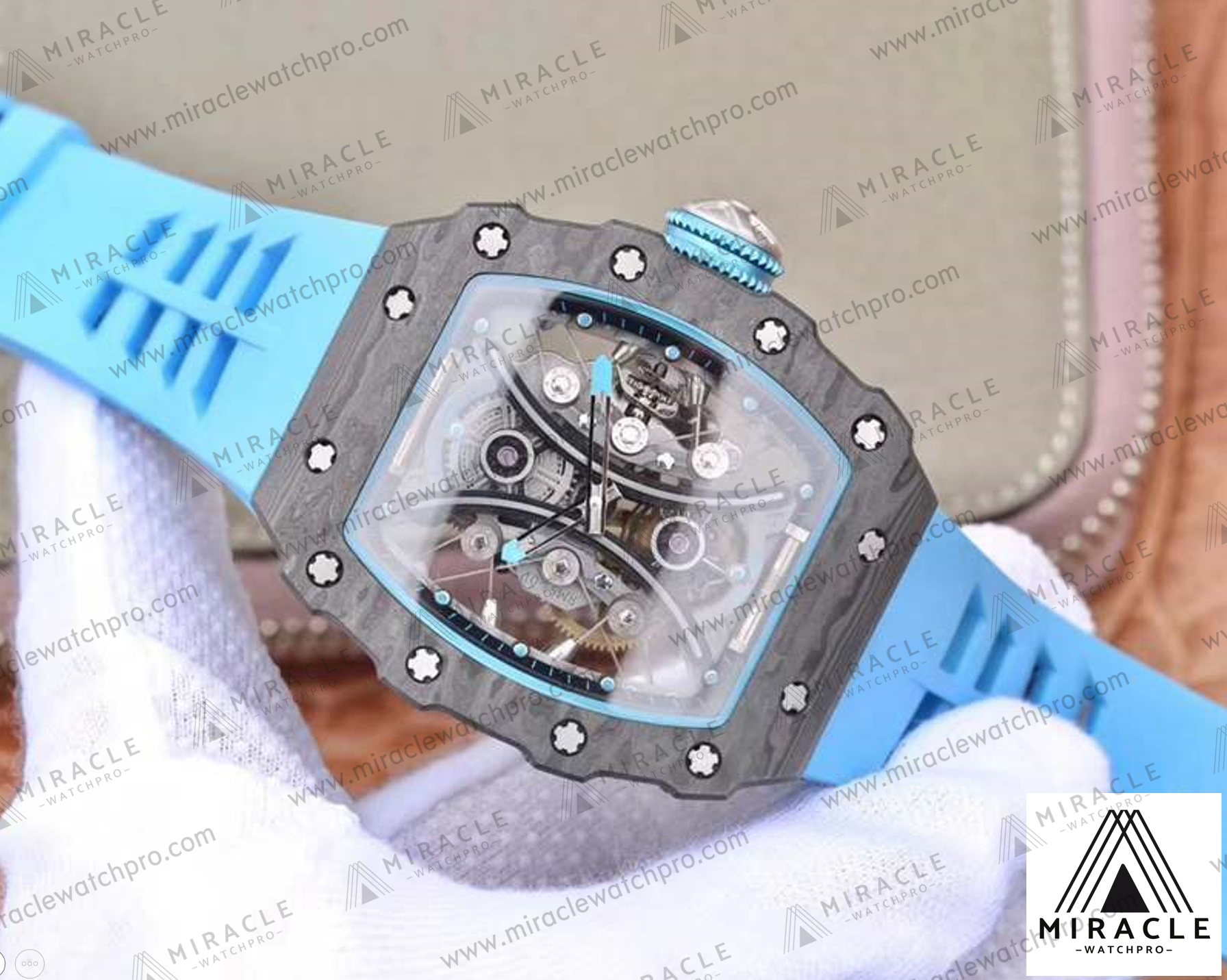 Replica Watch-RICHARD MILLE-ref.RM53-01-Elite Clone-49.90mm*42.70mm*16.15mm